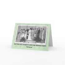Cool Wedding Party Invite Greeting Card