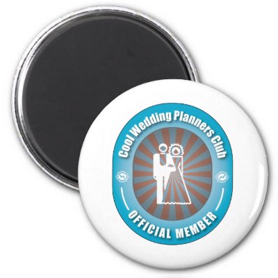 Cool Wedding Planners Club Refrigerator Magnet by busybees