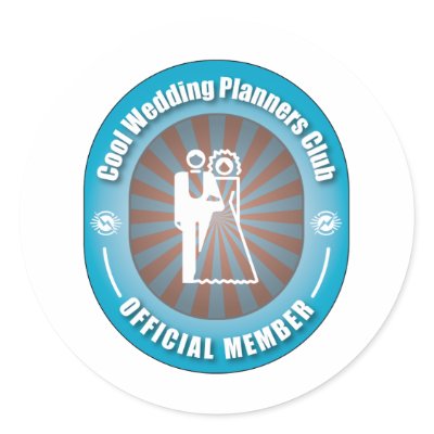 Cool Wedding Planners Club Sticker