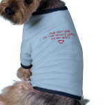 COOL WEDDING STUFF PET SHIRT