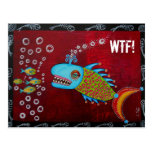 Cool Whale - WTF! Postcard
