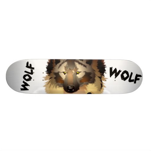Cool Wolf Skateboard Deck Zazzle