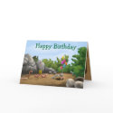 Cool Worm Birthday Card by Swazzle Cool Worm Birthday Card