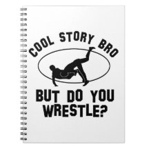 cool wrestling designs note books