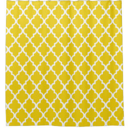 Cool Yellow Quatrefoil Pattern