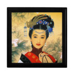 Cool young beautiful chinese prince Guo Jin art Trinket Boxes