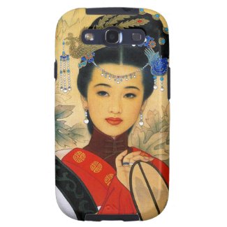 Cool young beautiful chinese princess Guo Jin art Galaxy S3 Cases