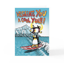 "Cool Yule" Greeting Card by DriveIndustries "Cool Yule" Greeting Card