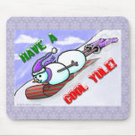 Cool Yule Snowman Mousepad
