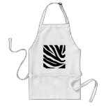 Cool Zebra Stripes Apron