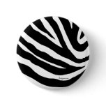 Cool Zebra Stripes Button Pin buttons