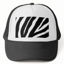 Cool Zebra Stripes Cap Mesh Hat