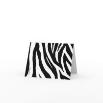 Cool Zebra Stripes Greeting Card