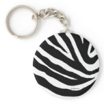 Cool Zebra Stripes Keychain keychains