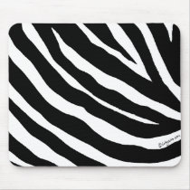 Cool Zebra Stripes Mousepad