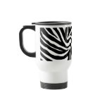 Cool Zebra Stripes Travel Mug