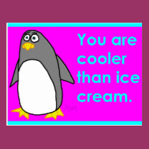 Cooler Than Ice Cream postcards