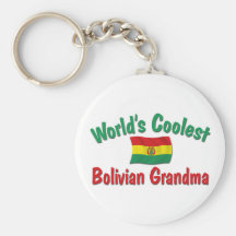 Coolest Bolivian Grandma Keychains