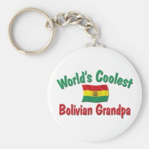 Coolest Bolivian Grandpa Keychains