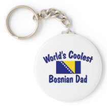 Coolest Bosnian Dad Key Chain