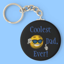 "Coolest Dad, Ever!" [a] keychains