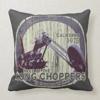 Coolest Double Sided Chopper Motorcycle Pillow