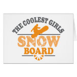 Coolest Girls Snowboard Cards