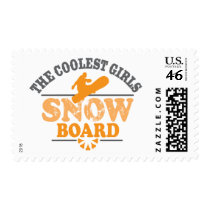 Coolest Girls Snowboard Stamps