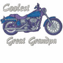 Coolest Great Grandpa Biker Embroidered Shirt embroidered shirts by fathersdaytshirts Coolest Great Grandpa Biker Embroidered Shirt embroidered shirts