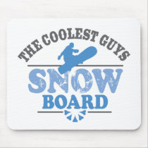 Coolest Guys Snowboard Mousepads