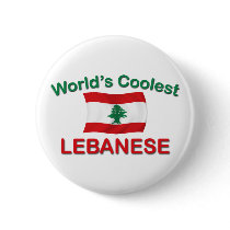 Coolest Lebanese Pinback Button