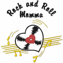 Coolest Rock and Roll Momma embroidered shirts