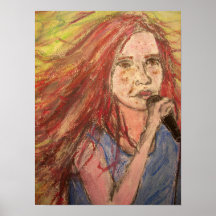 Coolest Rocker Girl Print