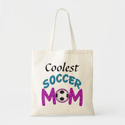 Coolest Soccer Mom Canvas Tote Bag Zazzle