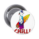 COOLEST SURFER POLAR BEAR EVER PINBACK BUTTON