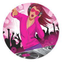 coolmusic5 round stickers