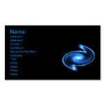 Coolswirl, Name, Address 1, Address 2, Contact ... Business Card Template