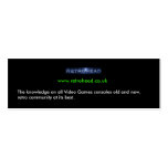 cooltext413299112, www.retrohead.c... - Customized Business Card Templates