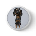 Coonhound (Black and Tan) Button button