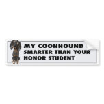 Coonhound (Black and Tan) Honor Bumper Stickers