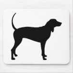 Coonhound Dog (black) Mouse Pads