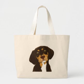 Coonhound Tote Bags