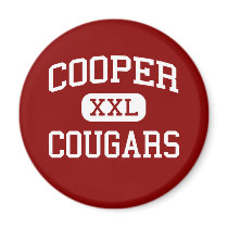 Cooper - Cougars - High School - Abilene Texas magnets by customteamsportswear Cooper - Cougars - High School - Abilene Texas magnets