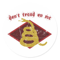 Cooper DTOM Snake Round Sticker