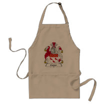 Cooper Family Crest aprons by coatsofarms Cooper Family Crest aprons