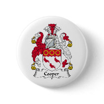 Cooper Family Crest buttons by coatsofarms Cooper Family Crest buttons