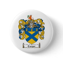 COOPER FAMILY CREST - COOPER COAT OF ARMS buttons by heraldics COOPER FAMILY CREST - COOPER COAT OF ARMS buttons