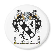Cooper Family Crest magnets by coatsofarms Cooper Family Crest magnets