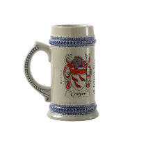 Cooper Family Crest Stein mugs by NemethArt Cooper Family Crest Stein mugs