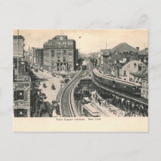 Cooper Union, New York City 1906 Vintage postcard